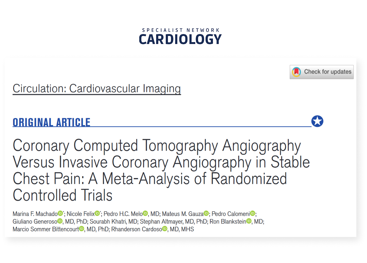 Cardiology